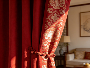 中式风格窗帘-1