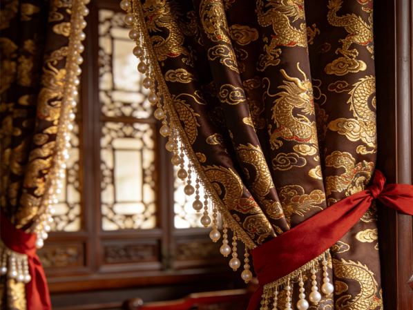 宫廷风格窗帘